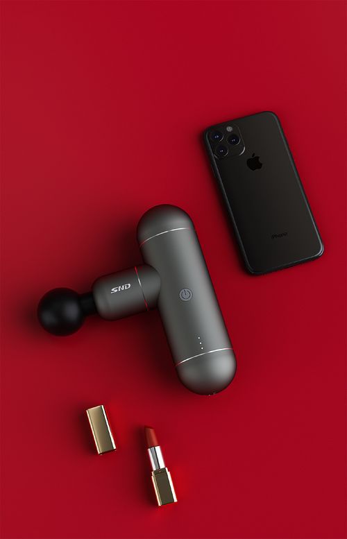 产品渲染的魅力 揭秘第三代高端筋膜枪的视觉与科技碰撞